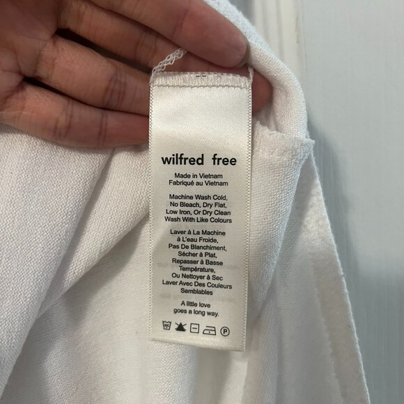 XS Aritzia Wilfred Free White Racerback Tank Top - Picture 6 of 7